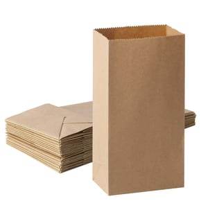QiXinGYL male papirnate vrećice 50 kom, 15x9x27 cm, set papirnatih vrećica za darove i kupovinu