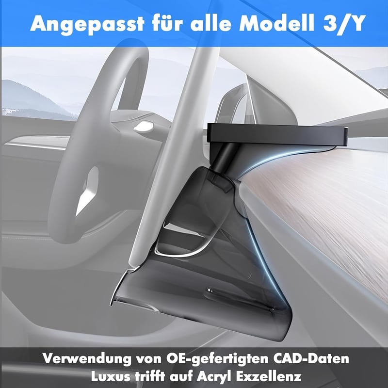 Raft magnetic consolă centrală QKIIP Tesla Model Y pentru Model 3/Y