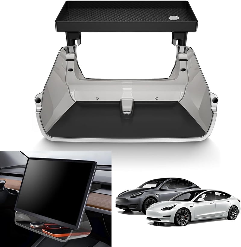 Raft magnetic consolă centrală QKIIP Tesla Model Y pentru Model 3/Y