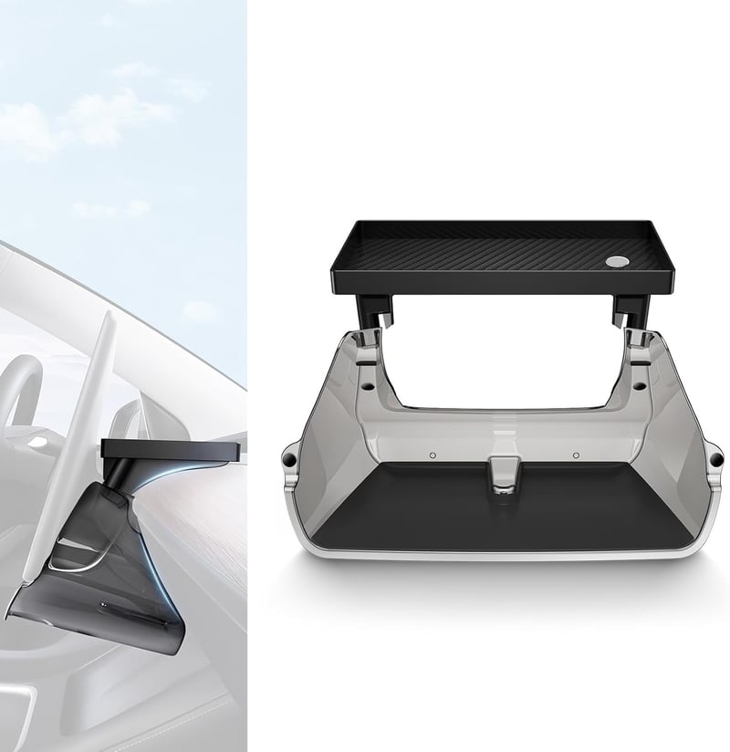 Raft magnetic consolă centrală QKIIP Tesla Model Y pentru Model 3/Y