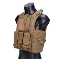Taktická vesta QMFIVE MOLLE RRV s vreckami na airsoft, poľovačku a výcvik 2