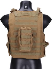 QMFIVE MOLLE RRV Taktikai Mellény Pouchokkal Airsoft Vadászat Kiképzéshez - M, tan 3