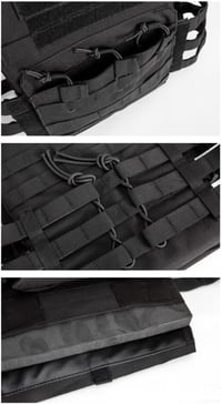 QMFIVE Taktikai Mellény Molle Rendszer Airsoft Vadász Combat Vest - 70, JPC-VESTBK 2