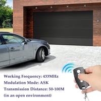 Qneneam 433.92 MHz 4 csatornás garázskapu távirányító 2db King Gates Stylo 4K kompatibilis 5