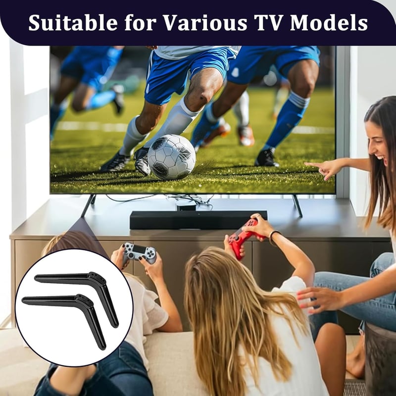 Qneneam univerzális TV állvány 32-55 colos televízióhoz, csúszásmentes gumipárnákkal