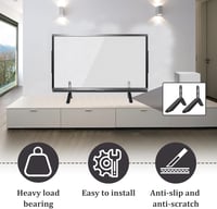 Qneneam univerzális TV talp alumínium, 24-40 colos LCD/LED/plazma tévéhez 5