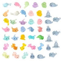 Set od 90 figurica morskih životinja, svjetleće mini figurice morskih pasa od smole, dječja igračka za dekoraciju 1