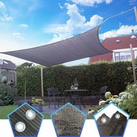 QOFLY Árnyékoló Háló 2x3m Fémkarikákkal - 90-95% UV-Védelem Kerthez, Növényekhez, Üvegházhoz, Teraszra és Tetőre 4