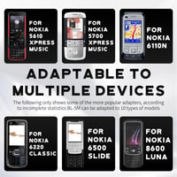 Náhradná Li-Ion batéria Qoutmcuy BL-5M 1050 mAh pre zariadenia Nokia 5610, 5700, 6110, 6220, 6500, 7390, 8600 3