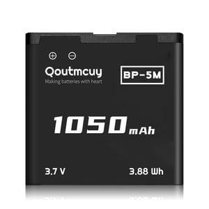 Náhradná Li-Ion batéria Qoutmcuy BL-5M 1050 mAh pre zariadenia Nokia 5610, 5700, 6110, 6220, 6500, 7390, 8600