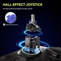 QRD Spark N5 Wireless Gamepad PS5 PS4 PC Android Hall Effect Joystick Gyro Vibráció 6