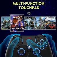 QRD Spark N5 Wireless Gamepad PS5 PS4 PC Android Hall Effect Joystick Gyro Vibráció 4