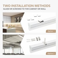 Qsmile LED Konyhai Lámpa 115cm - 6db T5 18W 2200lm 4000K Semleges Fehér Fénysáv, Összekapcsolható, Energiatakarékos Világítás Kapcsolóval, K 4