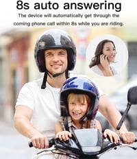 QSPORTPEAK Bluetooth 5.1 Motoros Sisak Headset CVC Zajszűréssel és 3D Hanggal 5