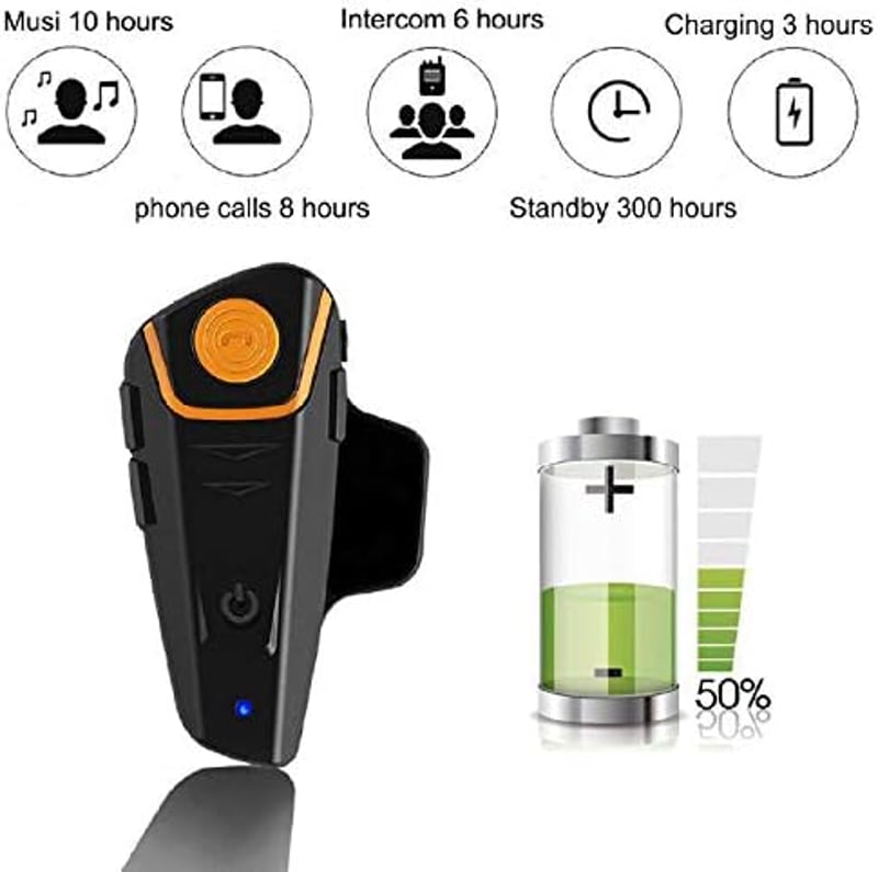 QSPORTPEAK BT-S2 Motoros Bluetooth Headset 1000m Kommunikáció Dupla Csomag
