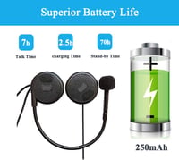 QSPORTPEAK L1 Motoros Sisak Bluetooth Headset Kommunikációs Rendszer 7