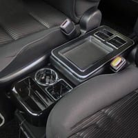 QSULNN Középkonzol polcokkal VW T5 T6 T6.1 2003-2019 fekete 5