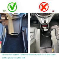 QSULNN Mercedes V-Class V220 V260 V250 W447 Középkonzol Tárolódoboz LED USB 6