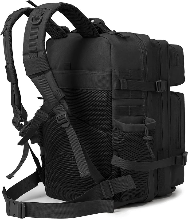 QT&QY Taktikai Katonai Hátizsák 25L-45L MOLLE Rendszer Vízálló Assault Backpack