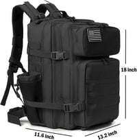 QT&QY Taktikai Katonai Hátizsák 25L-45L MOLLE Rendszer Vízálló Assault Backpack 6