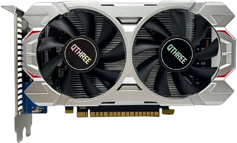 QTHREE GTX 750 Ti 4GB 128 bites PCIe x16 videokártya, dual ventilátor, HDMI VGA DVI, low profile, DirectX 12