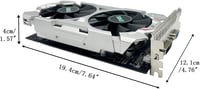 QTHREE GTX 750 Ti 4GB 128 bites PCIe x16 videokártya, dual ventilátor, HDMI VGA DVI, low profile, DirectX 12 5