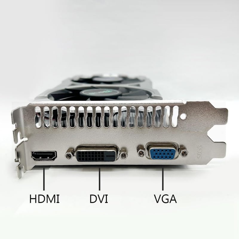 QTHREE GTX 750 Ti 4GB 128 bites PCIe x16 videokártya, dual ventilátor, HDMI VGA DVI, low profile, DirectX 12