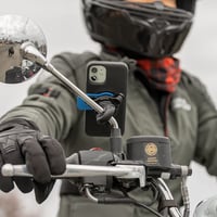 Držiak na telefón Quad Lock na spätné zrkadlo motocykla a skútra pre zariadenia iPhone, Samsung Galaxy a Pixel 7