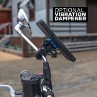 Držiak na telefón Quad Lock na spätné zrkadlo motocykla a skútra pre zariadenia iPhone, Samsung Galaxy a Pixel 2
