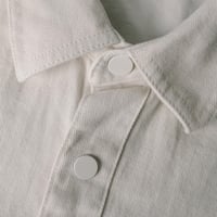 QUARKZMAN 10 ks okrúhlych plochých kovových gombíkov 23 mm strieborné, gombíky na šitie na oblečenie, nohavice, kabáty, saká, košele, obleky, DIY remeselné dekorácie 7