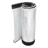 Tepelne ochranná hadica z hliníkovej fólie QUARKZMAN, vnútorný priemer 60 mm, hrúbka 1,5 mm, tepelne odolná ochranná trubica na káble, dĺžka 0,98 m, na organizáciu káblov 1