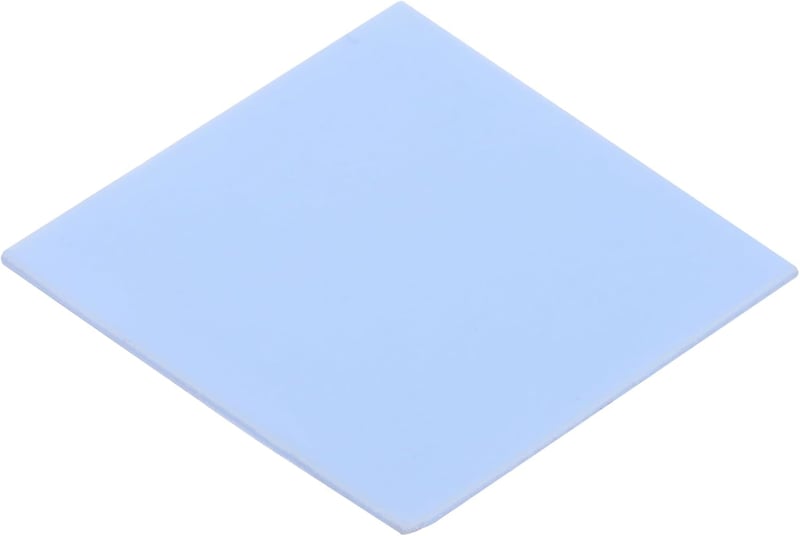 QUARKZMAN Hővezető Szilikon Pad 3.6 W/m.K - 20x20x0.5mm Kék Hűtőbetét Laptophoz, Számítógéphez, Radiátorhoz - Hőálló Termikus Alátét