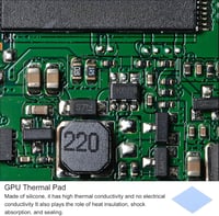 QUARKZMAN Hővezető Szilikon Pad 3.6 W/m.K - 20x20x0.5mm Kék Hűtőbetét Laptophoz, Számítógéphez, Radiátorhoz - Hőálló Termikus Alátét 4