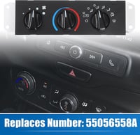 QUARKZMAN Jeep Wrangler Fűtés Klíma Kapcsoló 55056558AA 3