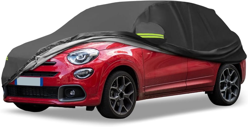 QUARKZMAN Vízálló Autótakaró Fiat 500X 2015-2023 Kültéri Védelem