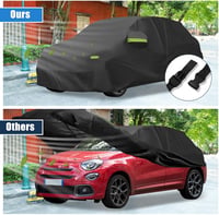 QUARKZMAN Vízálló Autótakaró Fiat 500X 2015-2023 Kültéri Védelem 4