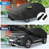 QUARKZMAN Vízálló Autótakaró Peugeot 3008 Modellekhez (2008-2022) - Teljes Külső Védelem, Időjárásálló Autóvédő Ponyva 4