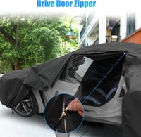 QUARKZMAN Vízálló Autótakaró Ponyva Citroen C3 Modellekhez (2002-2023) - Teljes Külső Védelem, Időjárásálló Autóvédő Huzat 5