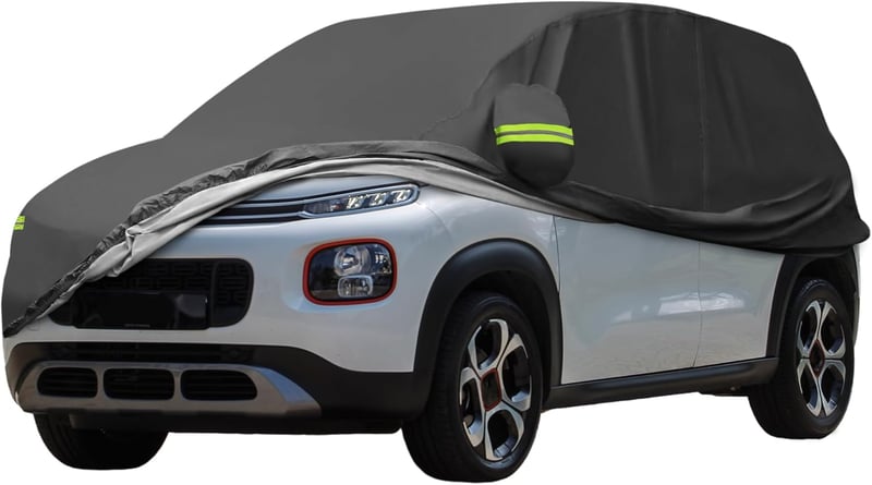 QUARKZMAN Vízálló Autótakaró Ponyva Citroen C3 Modellekhez (2002-2023) - Teljes Külső Védelem, Időjárásálló Autóvédő Huzat