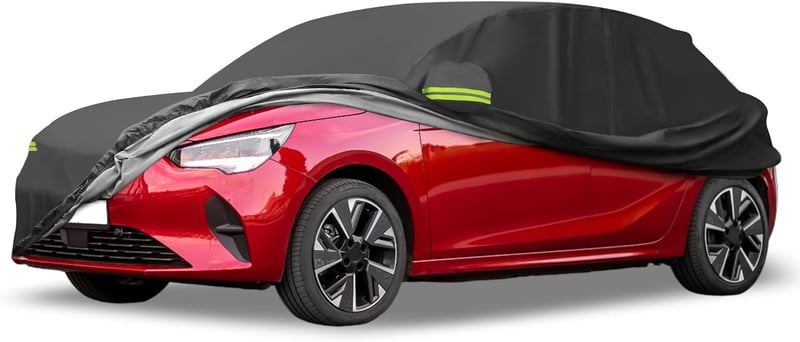 QUARKZMAN Vízálló Teljes Autótakaró Vauxhall Corsa D E F SE SRI Modellekhez 2006-2022 - Időjárásálló Védőponyva