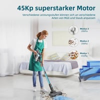 Quilted Northern 45000Pa Akkumulátoros Porszívó LED Érintőképernyővel - 65 Perces Üzemidő, 1,5L Portartály, Gubancgátló Kefe, Kemény Padlóra 2
