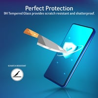 Folie de protecție din sticlă securizată QUITECO pentru Xiaomi Mi 11 - cu ramă neagră - 2 bucăți 6