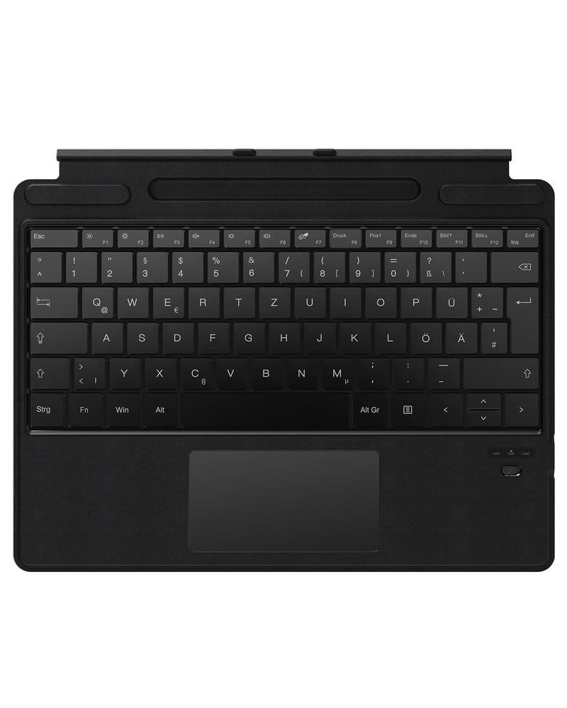 Bluetooth klávesnica Qulose pre Surface Pro 8/9/X/11 s touchpadom (QWERTZ)