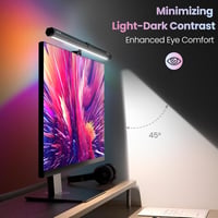 Quntis 51cm LED Monitor Lámpa RGB USB Asztali Gamer Fény 15 Szín 4