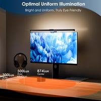 Quntis Ívelt Monitor Lámpa USB Távirányítóval, 40cm Képernyő Világítás 2