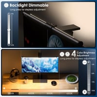 Quntis Ívelt Monitor Lámpa USB Távirányítóval, 40cm Képernyő Világítás 5