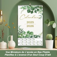 Magnetický kalendár na chladničku Qupuce 2025 2026 A4, mesačný nástenný kalendár október 2025 – december 2026, rodinný plánovač do domácnosti a kancelárie, magnetický 3