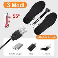 Branțuri încălzite prin USB Quunoot, din lână și cașmir, lavabile, fără baterie, pentru bărbați și femei, ideale pentru drumeții, pescuit și muncă 5