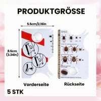 5 ks Karta na kliešte s lupou – Odstraňovač kliešťov pre psov, mačky, dospelých aj deti, rýchle a bezpečné odstránenie kliešťov 2
