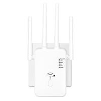 Qwdqwd WiFi zosilňovač signálu 300 Mbps, 4 antény, s ethernetovým portom - biely 1